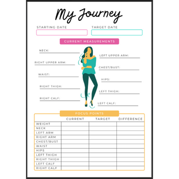 Teacher Health and Fitness Planner
