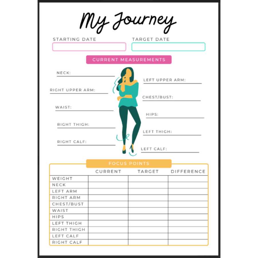 Teacher Health and Fitness Planner