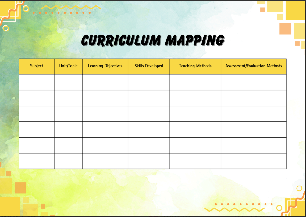 Curriculum Mapping