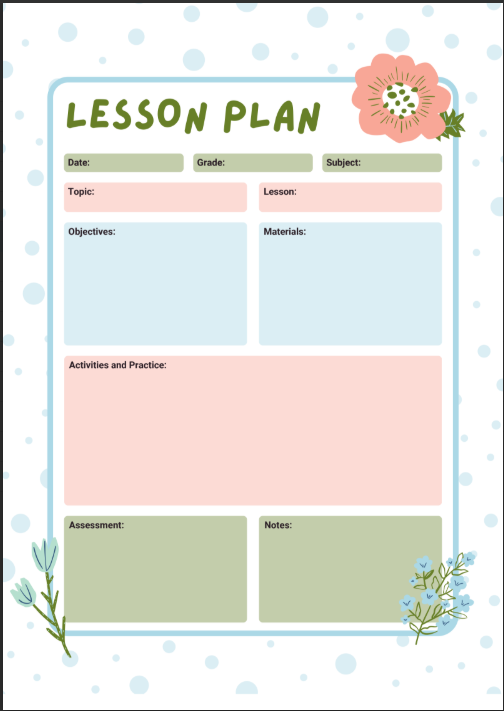Lesson Plan Templates