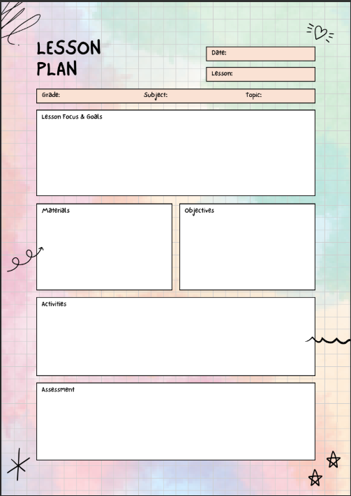 Lesson Plan Templates