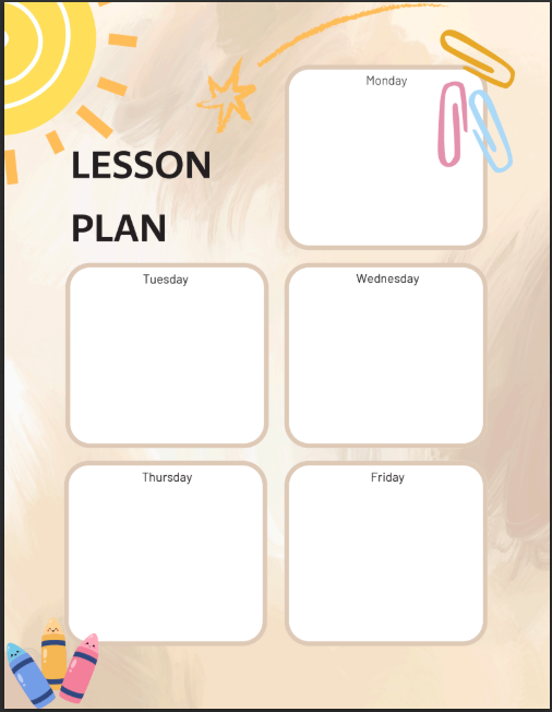 Lesson Plan Templates