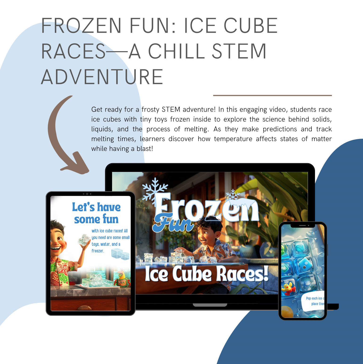 Frozen Fun: Ice Cube Races – A Chill STEM Adventure