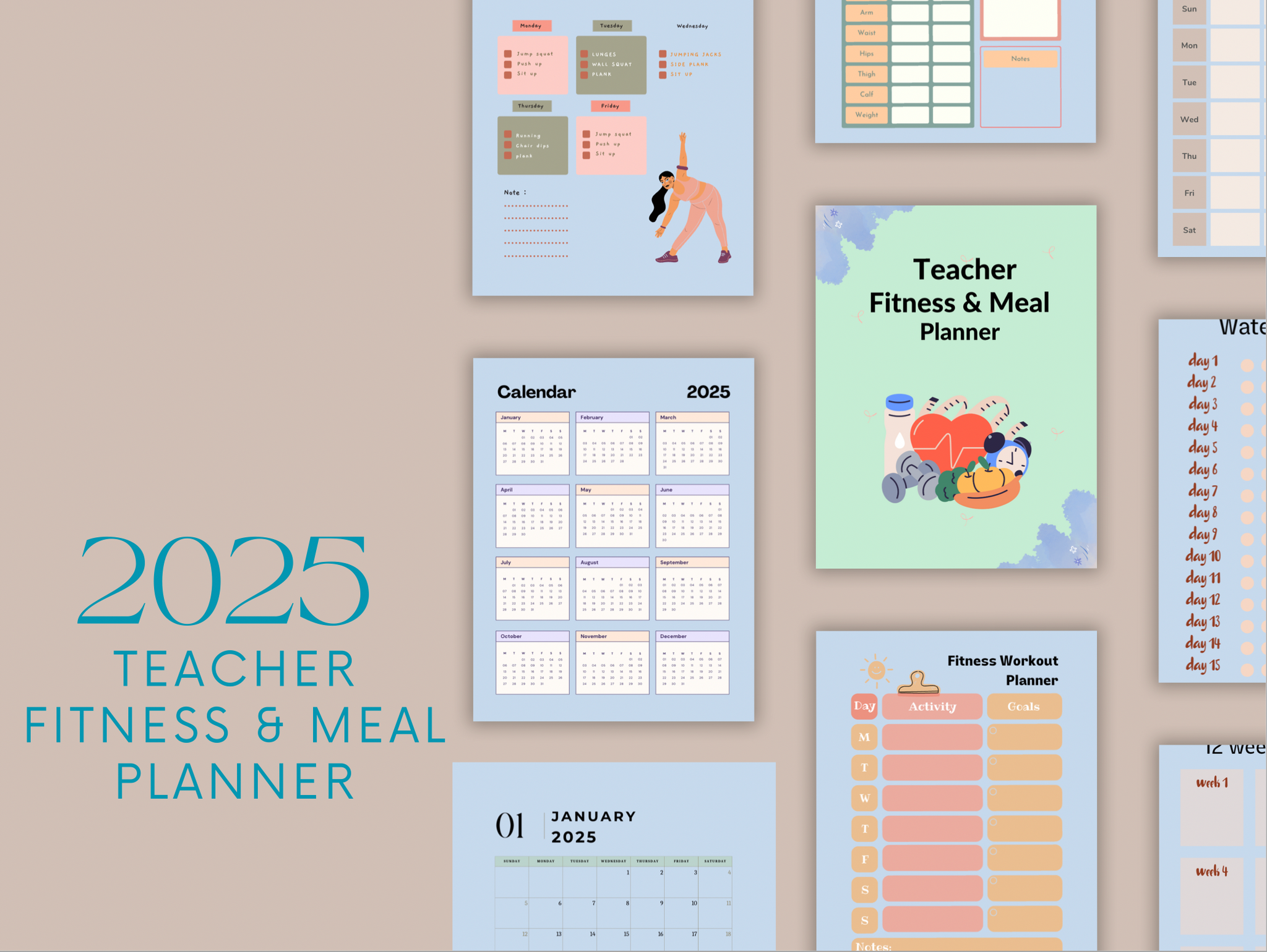 Fuel & Flow: The Teacher's Wellness Journal