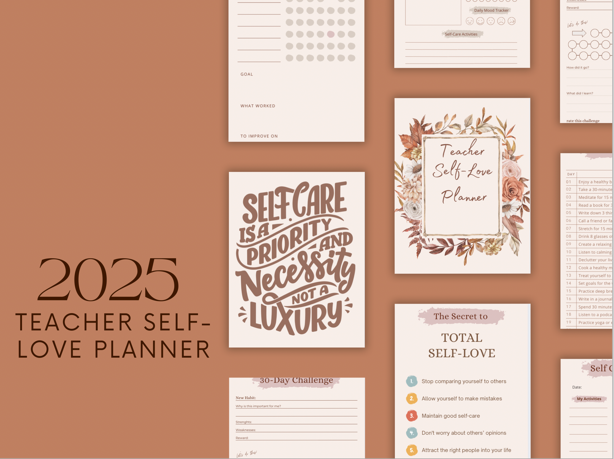 Self-Love & Wellness Planner