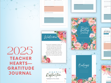 "Grateful Heart, Stronger Start" – A 30-Day Teacher Gratitude Journal