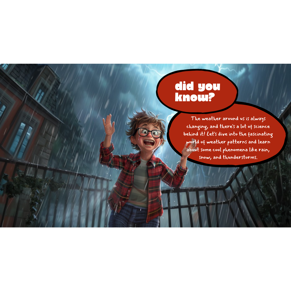 Weather Wonders Exploring the Science or Rain, Snow and Thunderstorms!