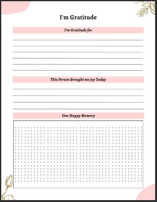 Teacher Gratitude Journal