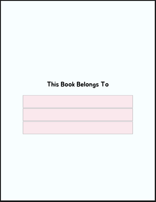 Back to School Planner