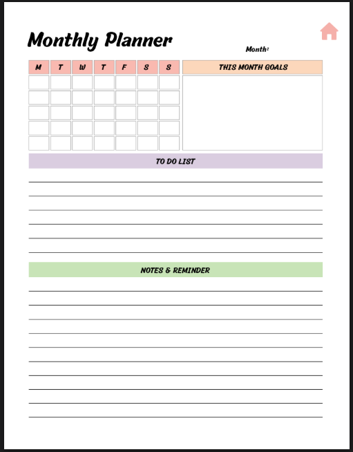 Back to School Planner