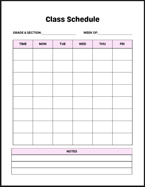 Nursing School Planner