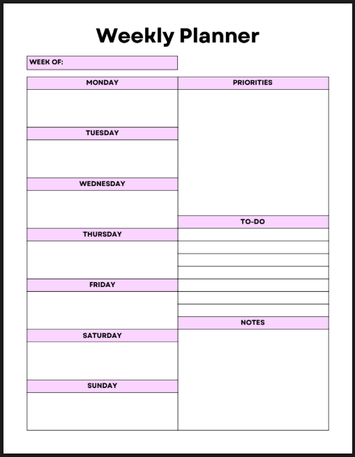 Nursing School Planner