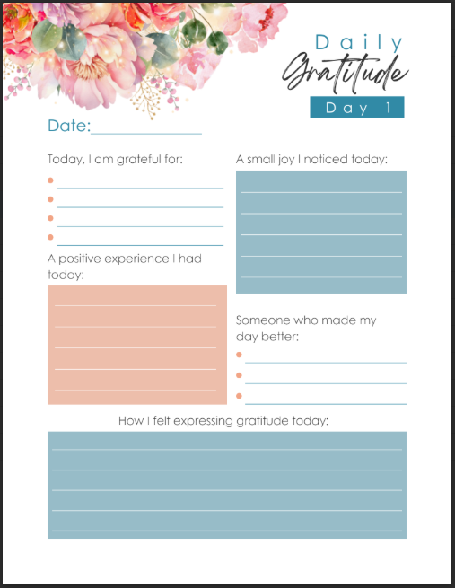 Teacher Gratitude Journal