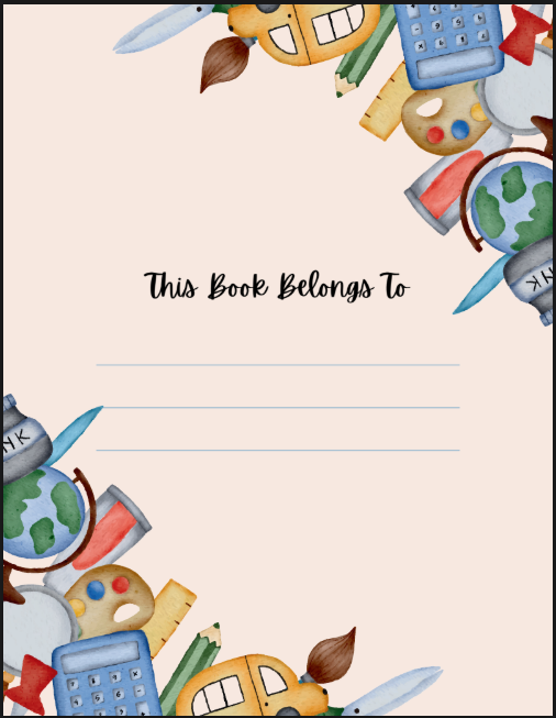 2025 Student Planner