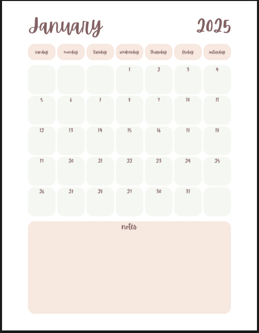 2025 Student Planner