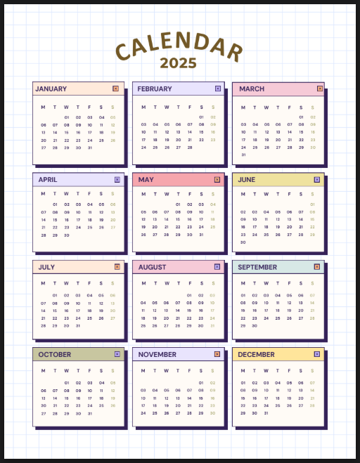 2025 Student Planner