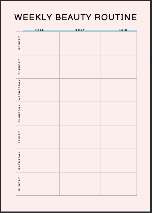 Teacher Self Care Planner