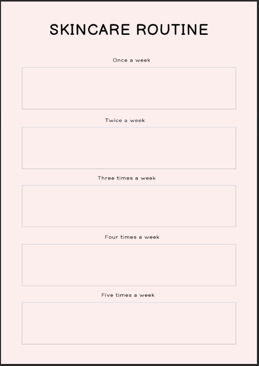 Teacher Self Care Planner