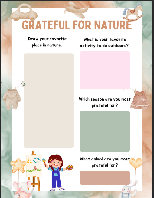 2025 Gratitude Journal for Students