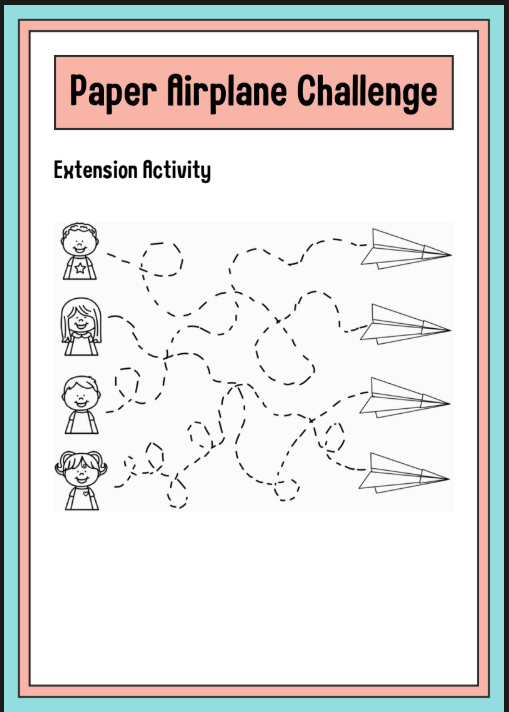 Stream Challenge Task Building a Paper Airplane