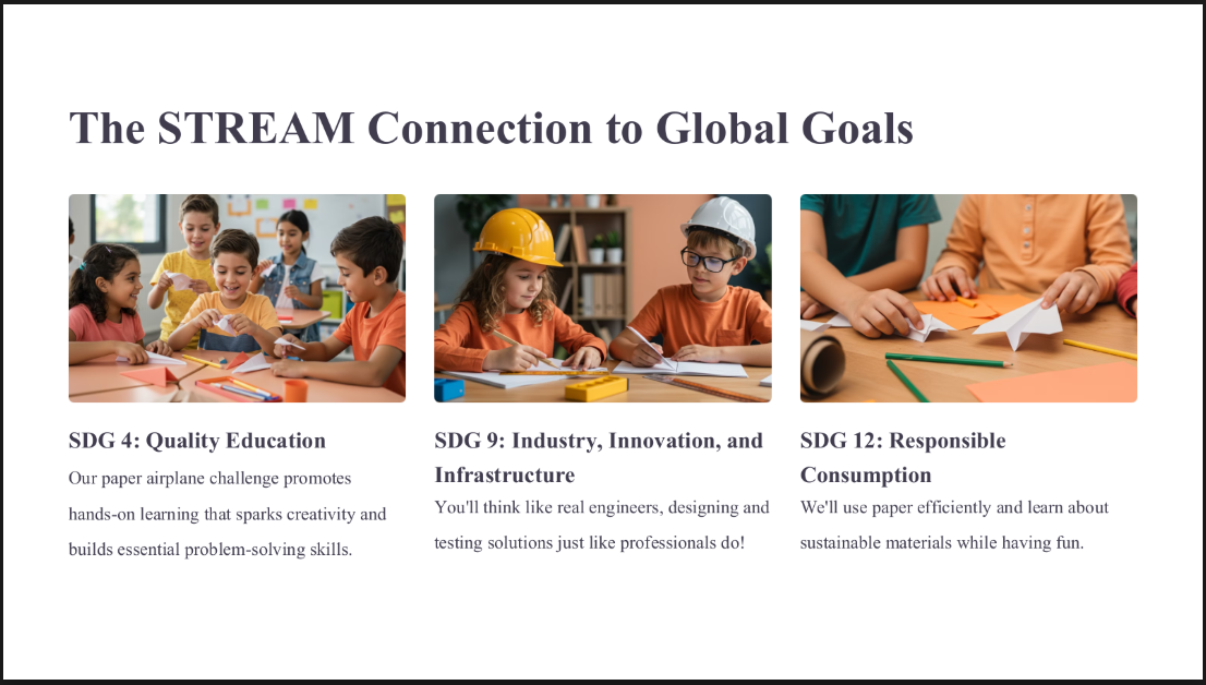 Stream Challenge Task Building a Paper Airplane