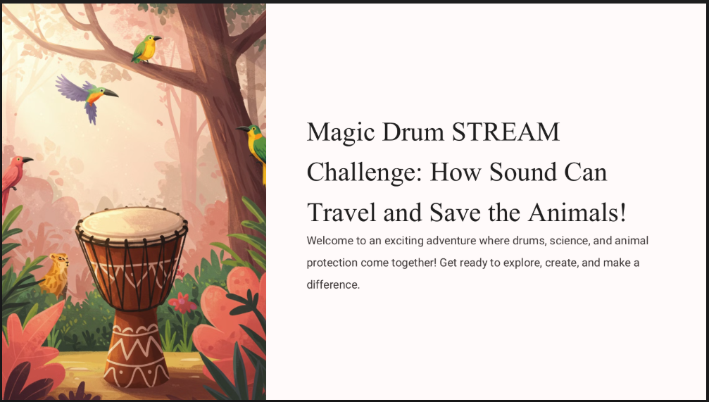 Stream Challenge Task The Magic of Drums