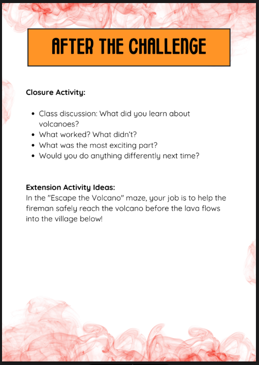 Stream Challenge Task Volcano