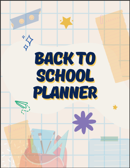 Back to School Planner