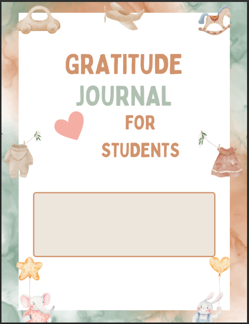 2025 Gratitude Journal for Students