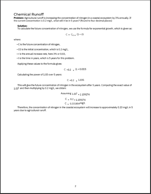 NGSS Ocean Pollutions